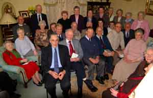 Pictured above are some of members of Ballinderry Parish who enjoyed the ‘Seniors’ Lunch’ in the home of Cecil and Daphne Davidson.  Included in the photo are the Rector, the Rev Canon Ernest Harris and Cecil and Daphne Davidson (left in back row)